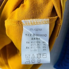 レディース Mサイズ カットソー　2枚セット（青&黄）の画像