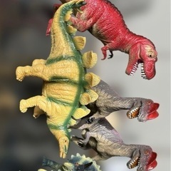 恐竜フィギュア5種7体セットの画像