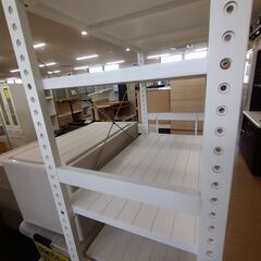 リユースのサカイ浦和店【F024】木製 オープンラック ホワイト ラック 白 浦和駅 浦和区 さいたま市 太田窪の画像