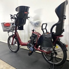 1年保証 送料無料 新品部品多数　パナソニック　20インチ　子供乗せ　赤色　電動アシスト自転車　g725の画像