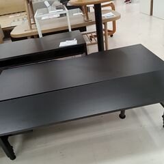 リユースのサカイ栃木店★ジモティ割あり★  PCデスク ブラック W110×D65.5×H40.5 クリーニング済み TC9840の画像