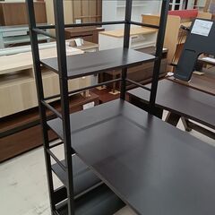 リユースのサカイ栃木店★ジモティ割あり★  デスク ブラック W120×D60×H148 クリーニング済み TC9841の画像