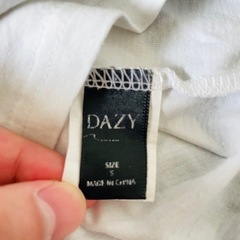 Sサイズ　ホワイトプリントTシャツの画像