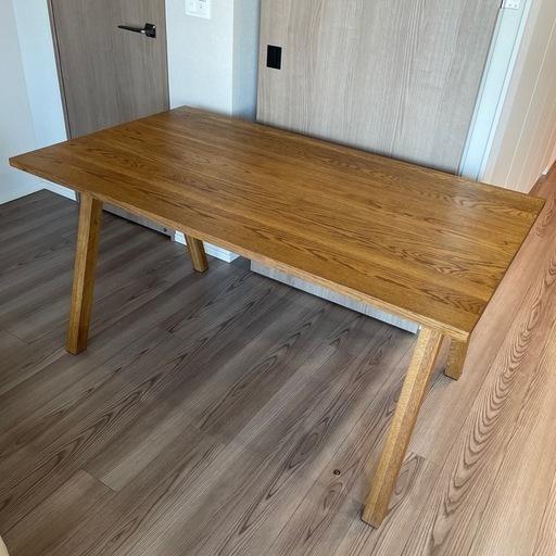 （引渡者決定済み
）unico ELEMT(エレムト)　ダイニングテーブル W1400