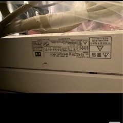 FUJITSU ノクリアエアコンAS-R222M-W 室外機の画像
