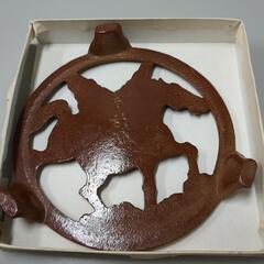南部鉄器 鍋敷き 翼のある馬の画像