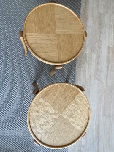 【CondeHouse】日本製・木製ローテーブル2台（美品）お譲りします