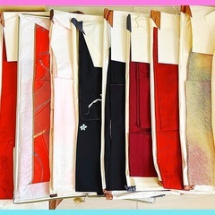 着物約20点、帯、草履、帯あげ、フェザーショール等多数の画像