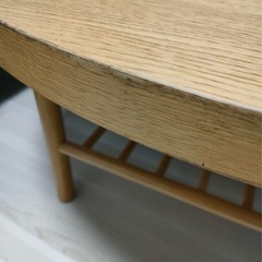 IKEA イケア　ローテーブル　円卓　丸テーブル　ウッド　
の画像