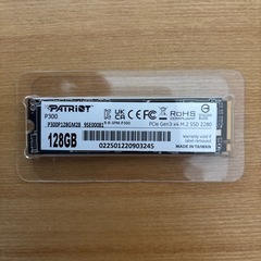Patriot Memory P300 128GB M.2 SSDの画像