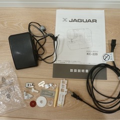 【美品】ミシン本体 コンピュータミシン　KC-220 ジャガー JAGUARの画像