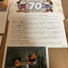 ミッキー&ミニー７０周年絵葉書・キキララ絵葉書の画像