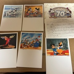 ミッキー&ミニー７０周年絵葉書・キキララ絵葉書の画像