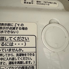 決定　日立　洗濯機の画像