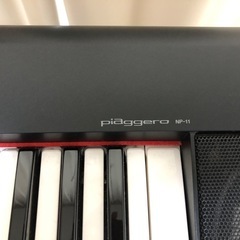 YAMAHA piaggero NP-11 スタンド L-2L  ヤマハ キーボード 電子ピアノ ACアダプター付きの画像