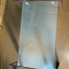 ガラスローテーブル【値下げ交渉🙆‍♀️】の画像