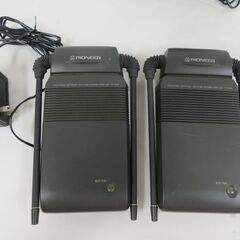 pioneer パイオニア コードレス電話 TF-R350-K アンテナ2台 ＆ 子機2台 ジャンク品の画像
