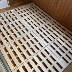 ニトリ　セミダブルマットレス　下敷き用すのこセットの画像