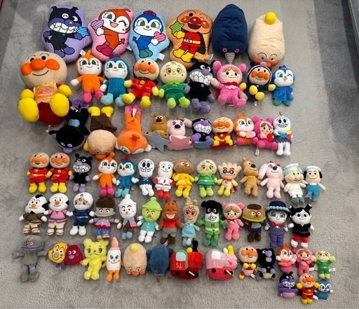 アンパンマンぬいぐるみコンプリートセット68体