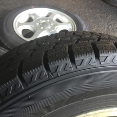 175/65R14 アルミホイール付スタッドレスタイヤ 4本セットの画像