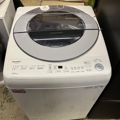 シャープ　大容量洗濯機　8キロの画像