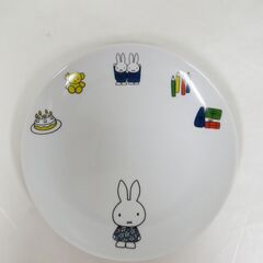 未使用品 ローソン ミッフィー プレート 平皿 5枚セット 直径19cm×高さ2.5cmの画像