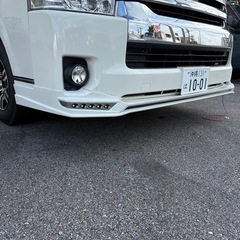 ハイエース　200系4型ワイド　リップスポイラー
の画像