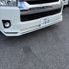 ハイエース　200系4型ワイド　リップスポイラー
の画像