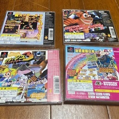 PS1ソフト まとめ売り／4本セットの画像