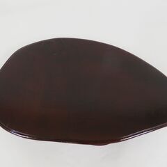 2枚あり 未使用品 木製 一枚板 飾り台 置台 ＃52-1 幅42cm×奥行25cm×高さ6cmの画像