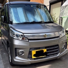 SUZUKIスペーシアカスタム　シルバーグレーの画像