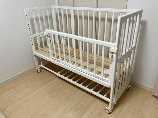 そいねーる＋ロング 楽天市場】そいねーる＋ ロング ベビーベッド 専用敷きマット付