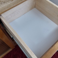 【引き取り手が見つかりました】使いやすいウッド調の棚の画像