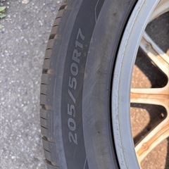 RAYSタイヤ付きホイールPCD100 5穴 の画像
