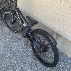 24インチ　COGHORN　子供用自転車 ネイビー バスケット付きの画像
