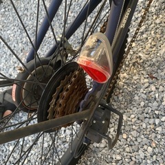 24インチ　COGHORN　子供用自転車 ネイビー バスケット付きの画像