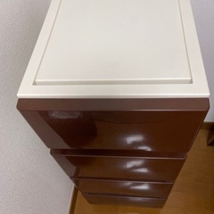 4段収納チェストの画像