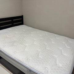 【取引中】キングスダウン　ダブル　マットレス大塚家具ベットの画像