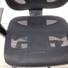 ワークチェアー　キャスター付　ブラックの画像