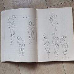 人体と絵画の画像