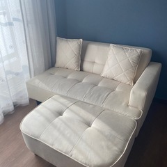 美品2人掛けソファセットの画像