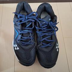 YONEX テニスシューズ ブラック/ブルーの画像