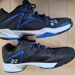 YONEX テニスシューズ ブラック/ブルーの画像