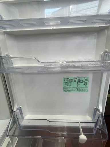 冷蔵庫三菱19年330L自動製氷機ガラスドア仙台市内無料配達