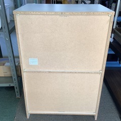 【リサイクルサービス八光】　幅６０㎝　キャビネット(フォルムN SK9060 WH)の画像