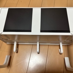 マグネット式ストッカー 3kg耐用 下部フック付きの画像