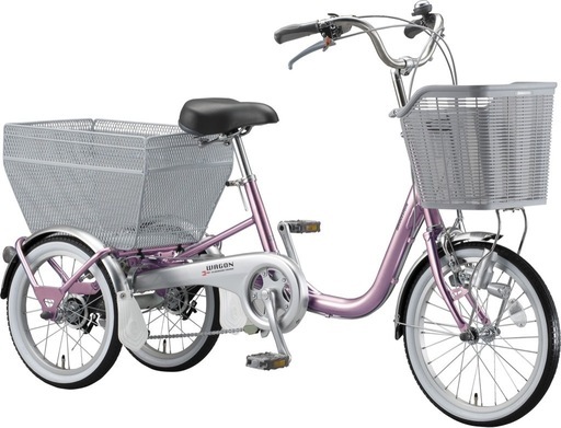 【ほぼ新品　明日〆切】ブリヂストン 3輪シティサイクル メッシュバスケット付き