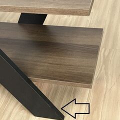 <新品>ウォルナットが美しい　テレビボード<OUTLET>の画像