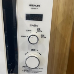 状態良好‼️HITACHI 電子レンジ 2022年製の画像