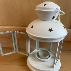 【未使用】IKEA＊キャンドルランタン　キャンセル10個セット付き！の画像